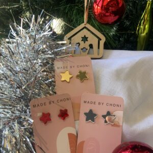 Small  star studs earring