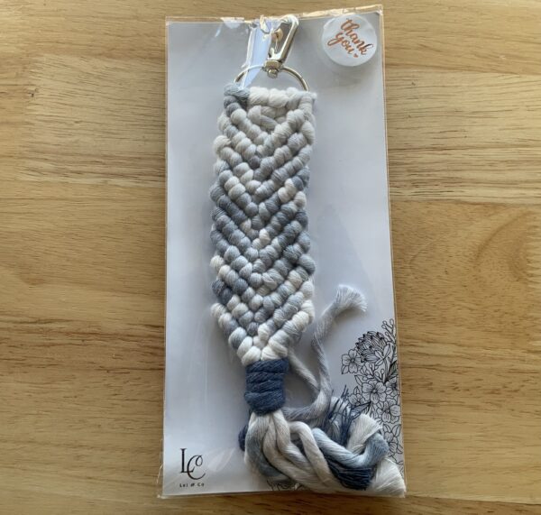 Medium Macrame Keychain - Image 2