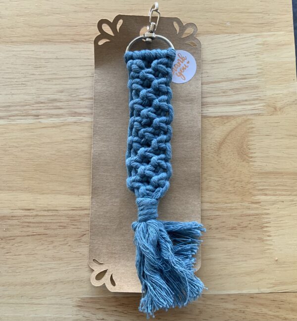 Medium Macrame Keychain - Image 3